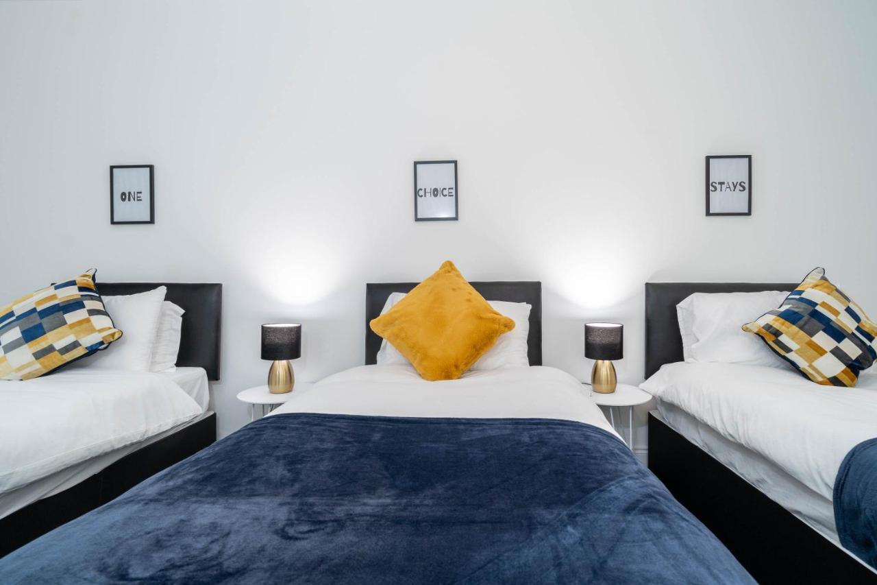 Three Bedroom Apartment- One Choice Stays Serviced Accommodation- Jewellery Quarter Birmingham Dış mekan fotoğraf