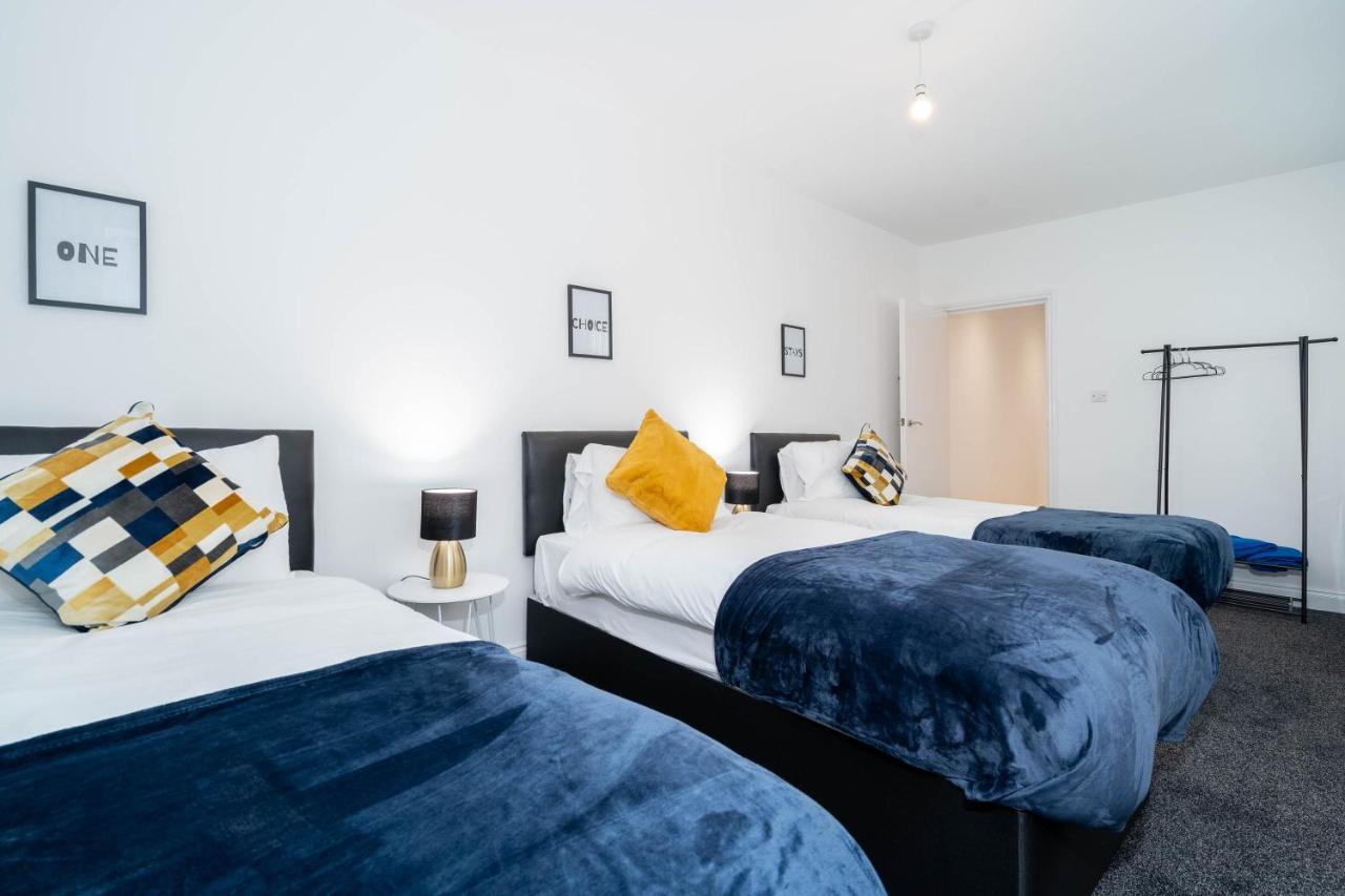 Three Bedroom Apartment- One Choice Stays Serviced Accommodation- Jewellery Quarter Birmingham Dış mekan fotoğraf